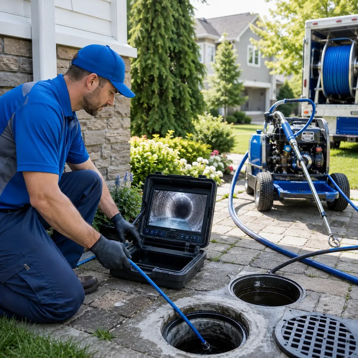Outdoor drain cleaning professionals serving Long Beach, WA